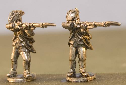 Continental Infantry Firing Regimental Coats